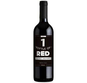 One Bottle Of Red Cabernet Sauvignon  2019